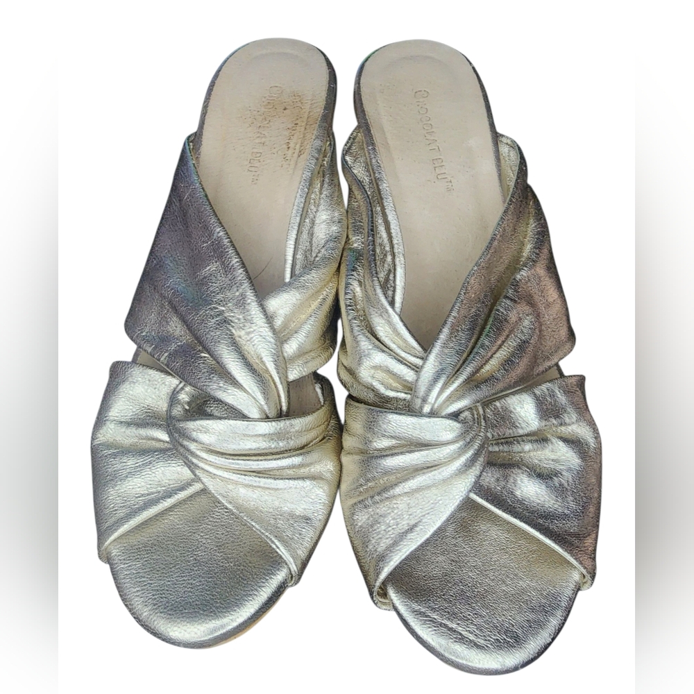 Chocolat Blu Wiley Platform Wedge Sandal,  Womens 7.5 - Picture 4 of 10